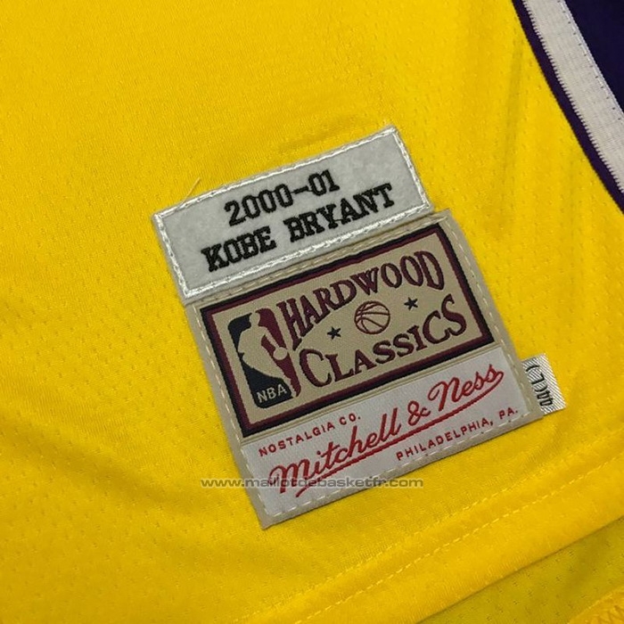 Maillot Los Angeles Lakers Kobe Bryant #8 Icon 1999-00 Finals Bound Jaune